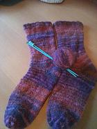 Warm Welly Socks finished....