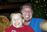 My oldest son James with his son my grandson Carter Daniel.