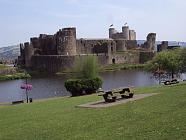 Caerphilly Castle.