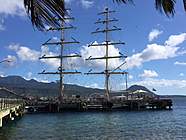 Sailing ship in  Prince Rupert Bay Cubitts