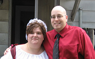 MR & MRS ... My oldest son w/ his wife on their wedding day.