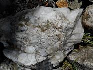 Quartz Rock including moss from my rockery - big and heavy
