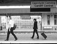 Er, Cardiff Central Station.