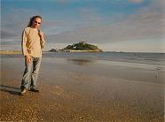 A pirate in Penzance; holiday in Cornwall.