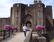 Caerphilly Castle.