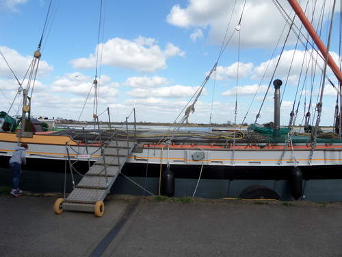 A Man in his 70's bought this boat 50 years ago and is now doing it up, its called GEORGESMEAD.