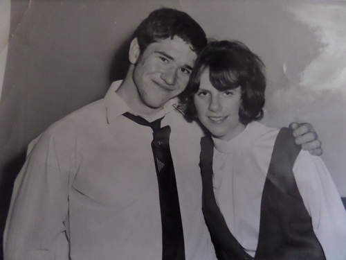 First Love.

Me 15 years old and
boyfriend Pete Love 17 years old.