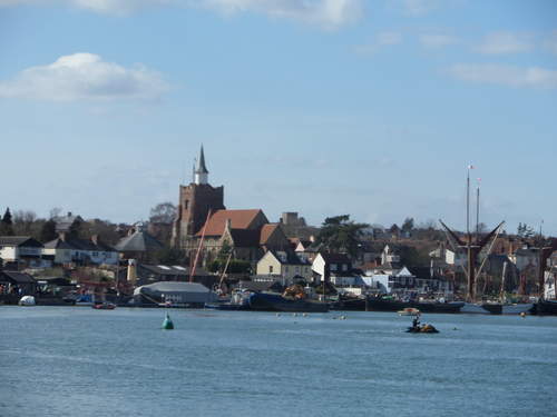 Church Steeple scenery in Maldon Quays.