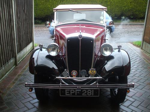 After my Husband Restored it.

Morris 8 - 1936